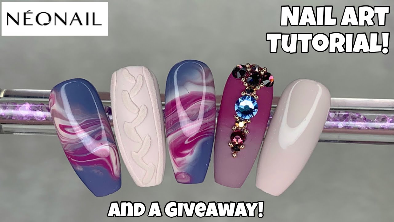 Neonail Giveaway | Gel Polish Design | Be Yourself Collection - YouTube