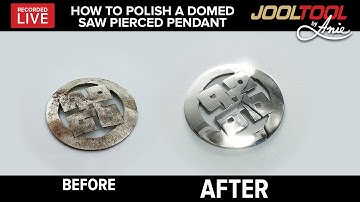 Making Domed Textured Copper Discs and Finishing on the JOOLTOOL - LIVE with Anie