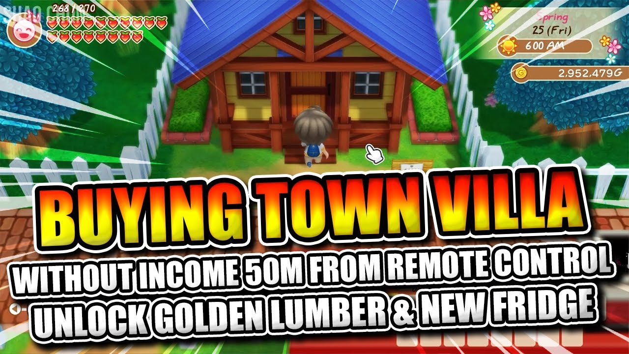 BUYING TOWN VILLA WITHOUT 50M REMOTE & UNLOCK GOLDEN LUMBER, DELUXE