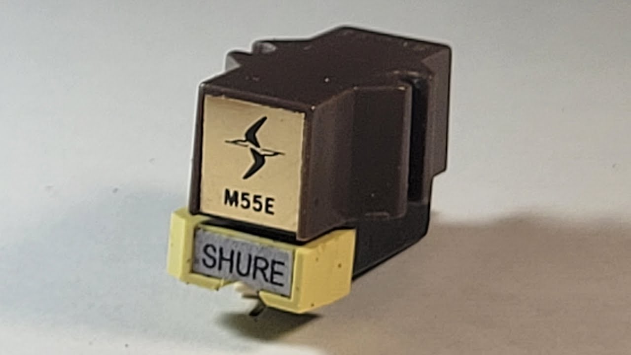 Shure M55E 茶 カモメ カートリッジ 動作確認済み Shure M55E Stereo Cartridge - YouTube
