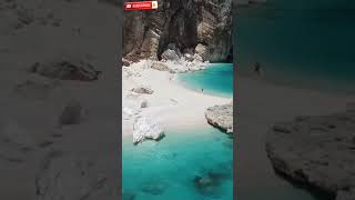 Cala Mariolu, In The Gulf Of Orosei, Is One Of Sardinias Modt Famous Beaches.