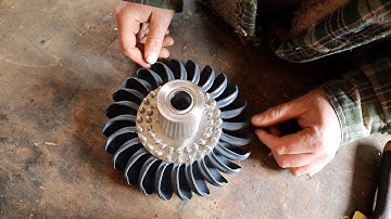 4 Nozzle Off Grid Micro Hydro Turgo Turbine  (Part 2 Machining/Assembling Turgo Turbine)