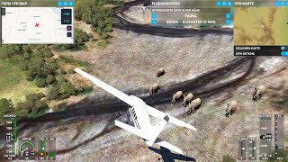 East Afrika. Fauna. Flight Simulator 2020. Visit Giraffe & Elephant by I Bins 58 views 2 years ago 11 minutes, 44 seconds