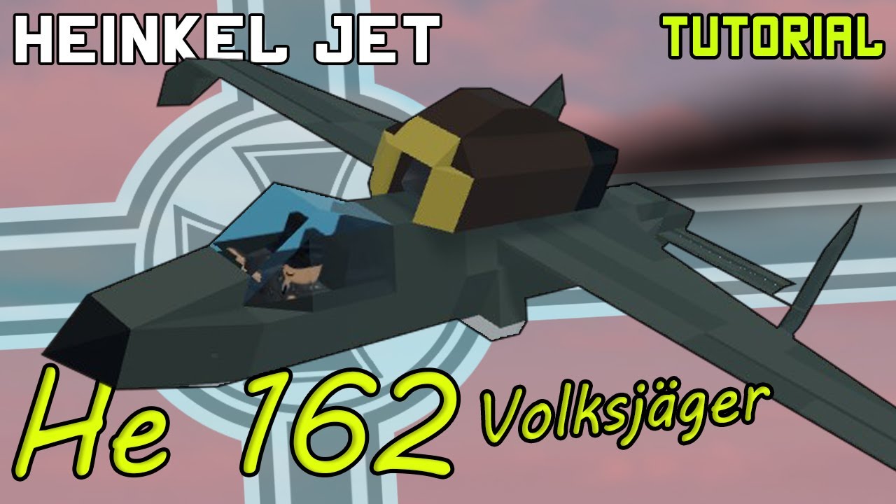 He 162 Volksjäger | Plane Crazy - Tutorial - YouTube