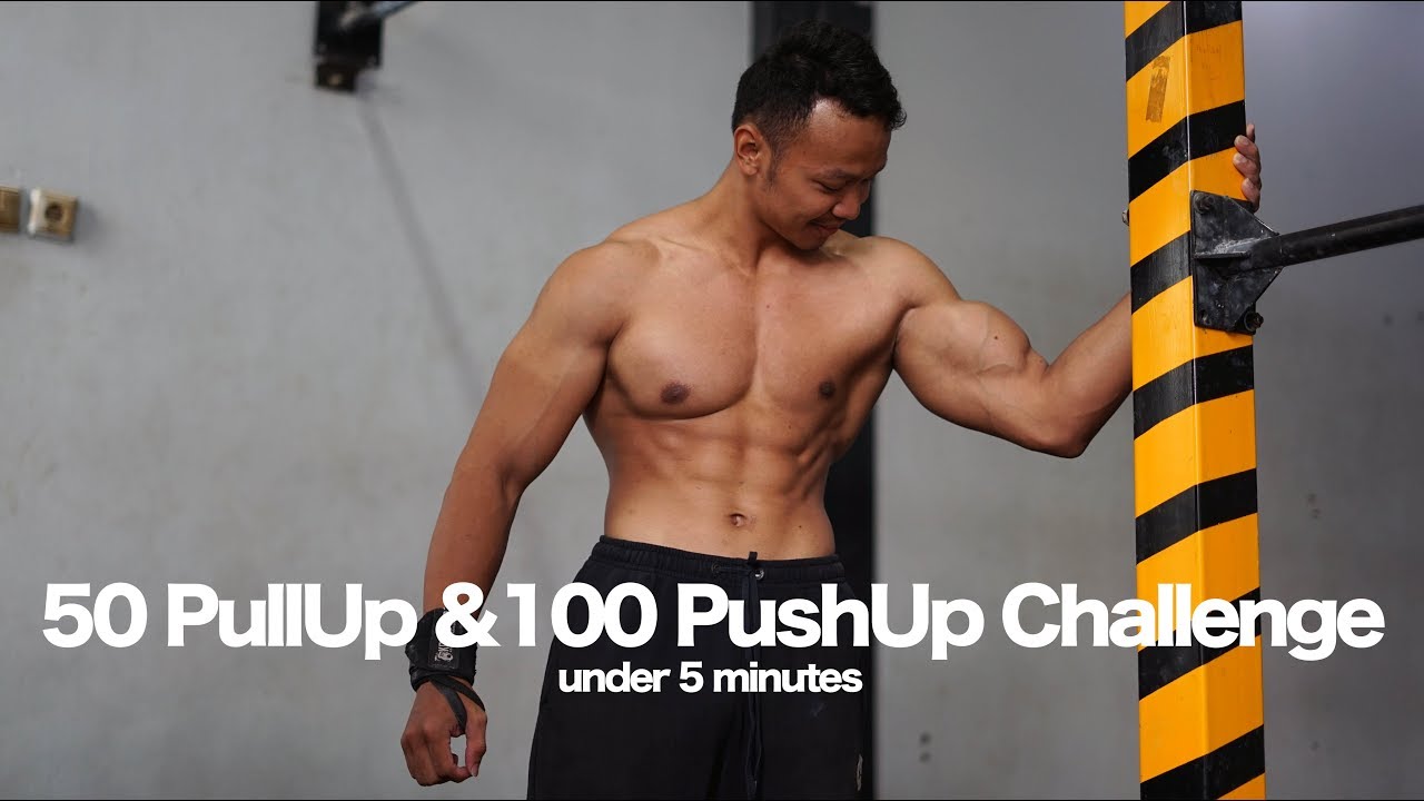 50 pull ups amp 100 push ups in under 5 minutes youtube 50 pull ups