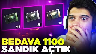 OHA 😮 1 YILDA 1100 SANDIK BİRİKTİRMİŞ (BUZ DİYARI M416 ÇIKTI MI??) | PUBG Mobile