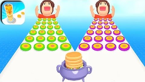 Pancake Run Gameplay All Levels iOS,Android Walkthrough Mobile Game Update Alltrailer Mix LVL #17