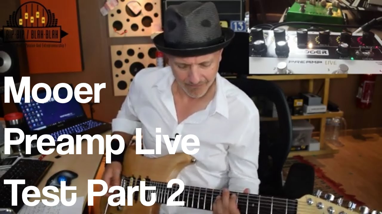 Mooer Preamp Live Test Part 2 YouTube