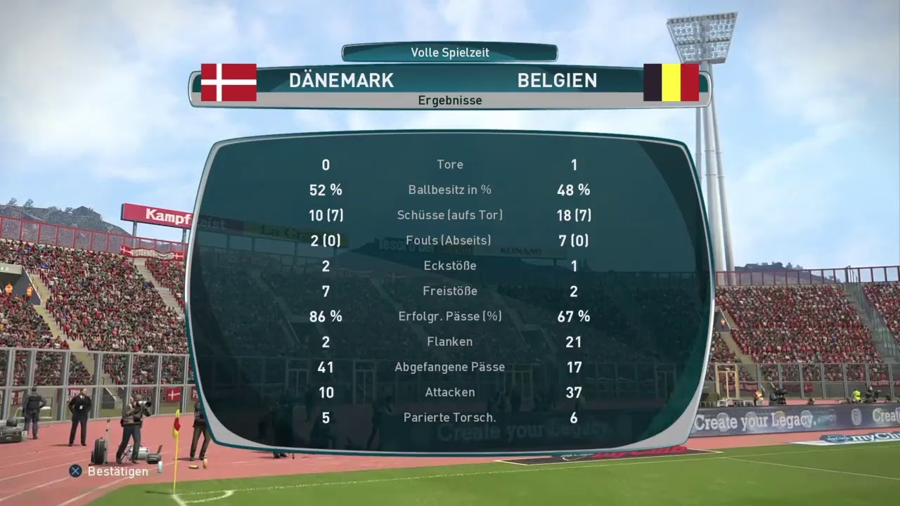 EM-2020/21-Dänemark.VS.Belgien-Foleytar PES._.GER - YouTube