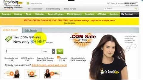 How to Register A Domain Name with Godaddy - Step by Step Video