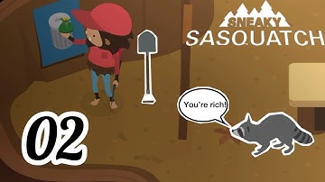 Sneaky Sasquatch Gameplay Digging Up Holes!
