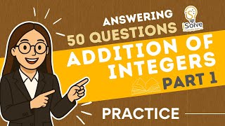 Addition of Integers Practice Part 1 | Easy Math Drill for Beginners