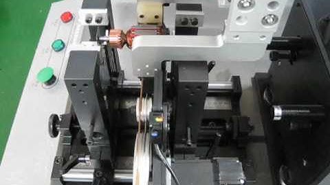 Two station automatic rotor balancing machine