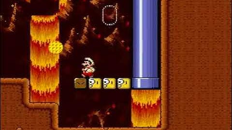 SMW Custom Level - Volcano Valley 2