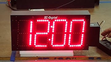 DC-60N-POE (Outdoor Rated Network Clock with POE)