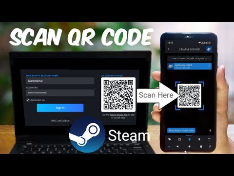 How to scan steam QR code using your phone | sign in on steam using QR code