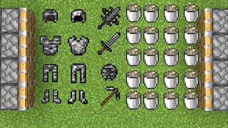 x1000 bedrock items + x1000 iron golem buckets = ???