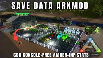 ARK MOBILE SAVE DATA || FREE AMBER || GOD CONSOLE || INF STATS || UNLIMITED TAME