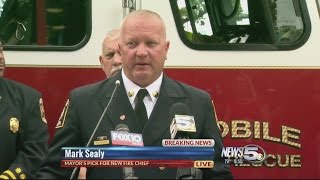 WATCH: Mark Sealy Introduced as Mobile's New Fire Chief