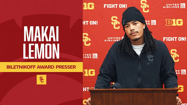 USC WR Makai Lemon on his 2025 Biletnikoff Award, becoming a First Team All-American, and more