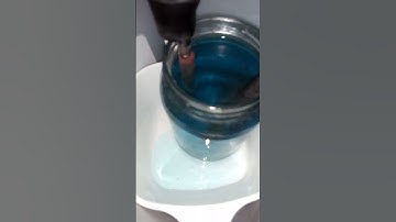 Copper plating graphite rod for zinc recovery. VID 20251025 181714