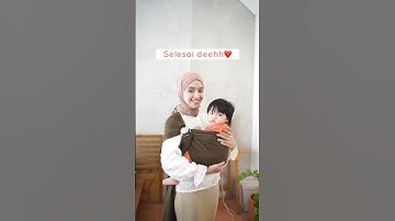 Ini dia tutorial pakai Ring Sling Rayon Series Malilkids🥰 Save untuk dipraktekan nanti ya moms!