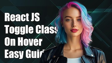 React JS: Toggle Class on Hover - Easy Guide to Adding Hover Effects