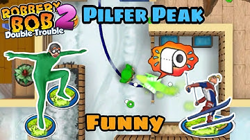 Robbery Bob 2 Hack Chapter 4 Pilfer Peak With Green Screen Bob Part 16