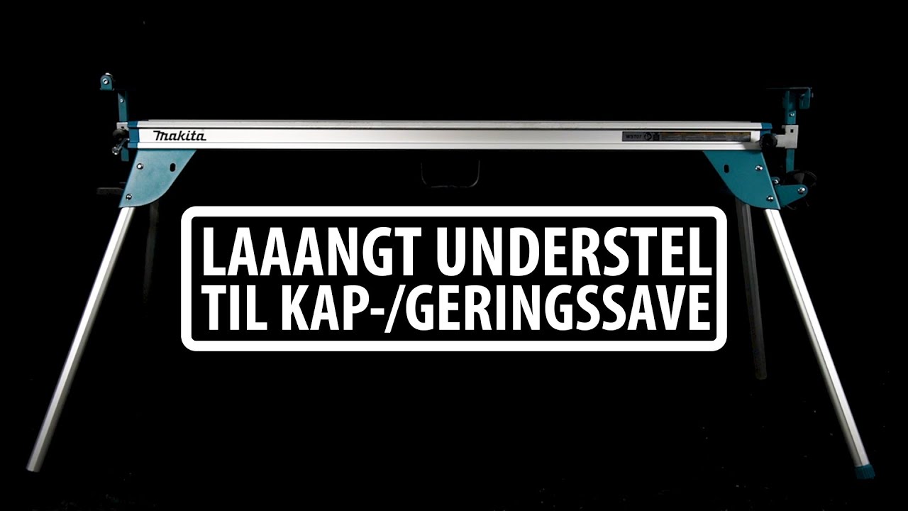 Perfekt understel m. quickbeslag til kap-/geringssave