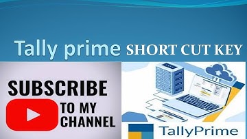 How to create short cut key in tally prime 