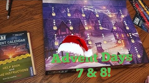 Advent Days 7 and 8! - Escape Room Advent Calendar