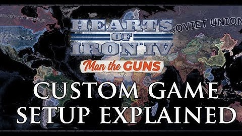 Man the Guns - Custom Game Setup Explained - Speed 5 Tutorials
