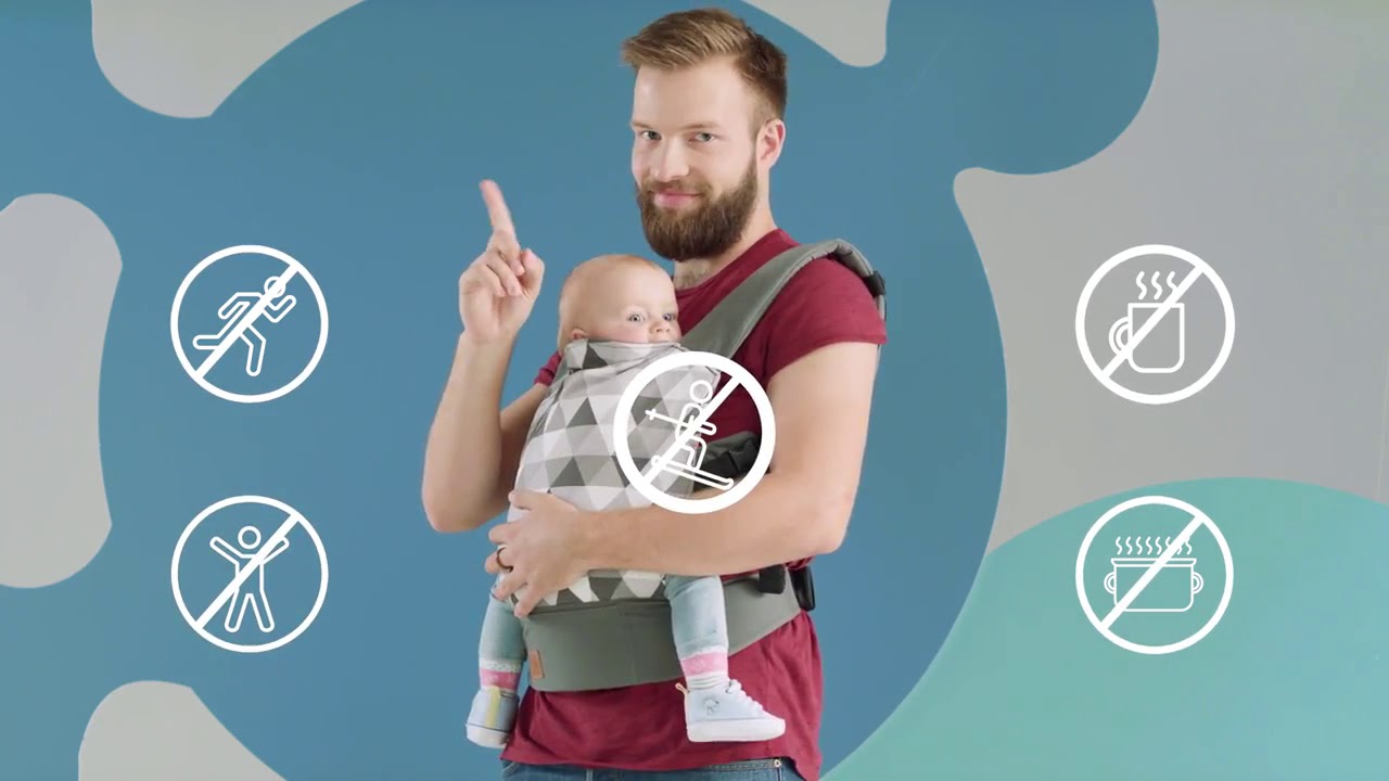 harpoen Invloedrijk Corporation Kinderkraft Milo Draagzak - Buikdrager instructie video - Baby & Koter -  YouTube