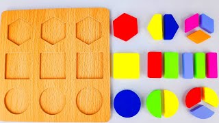 Geometry For Kids | Learn Geometric Shape | Wooden Educational Toys For Kids