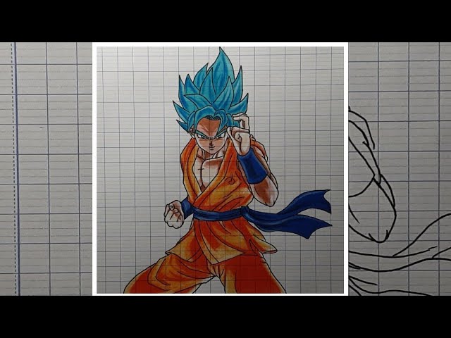 Goku ssj blue - Desenho de carlauzaum - Gartic