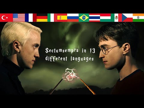 Sectumsempra in different languages Harry Potter