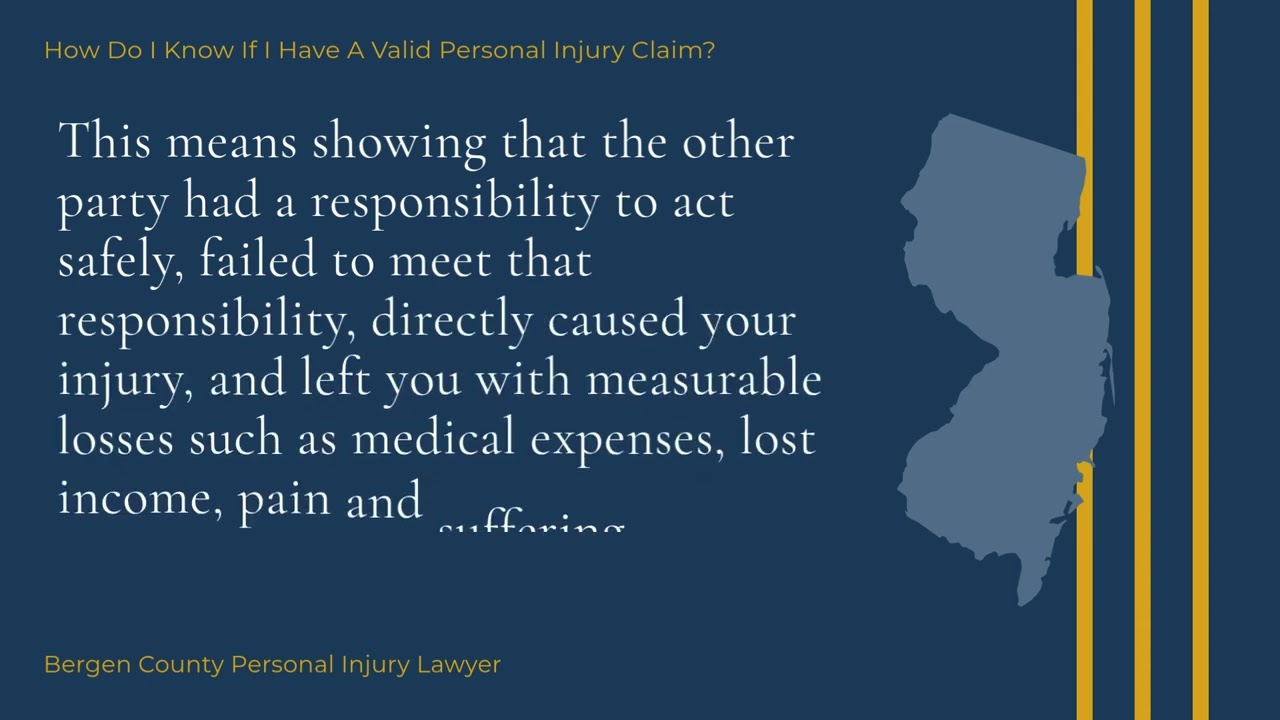 How do I know if I have a valid personal injury claim?