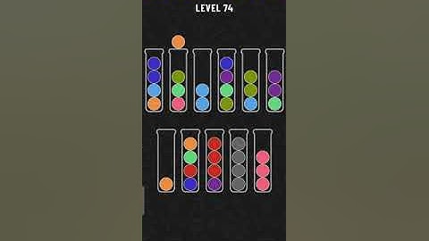 Ball sort puzzle level 74