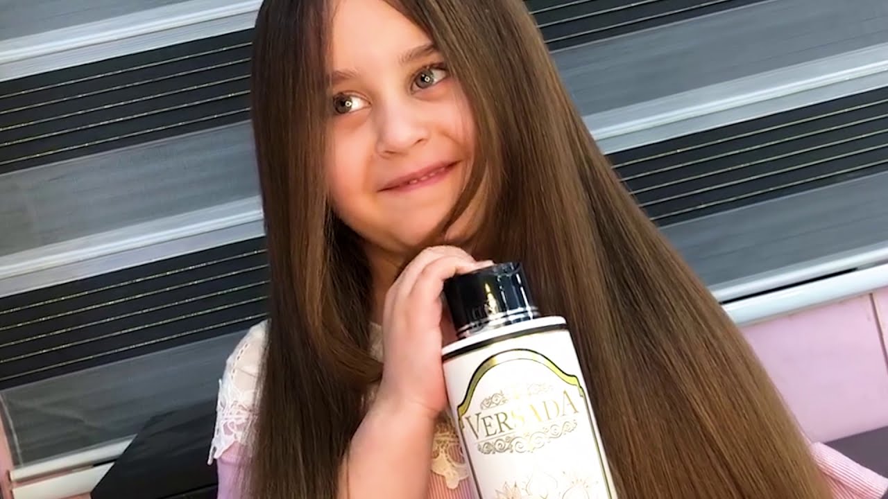 بروتين الشعر | Versada | على شعر طفلة و فرحتها بالنتيجة