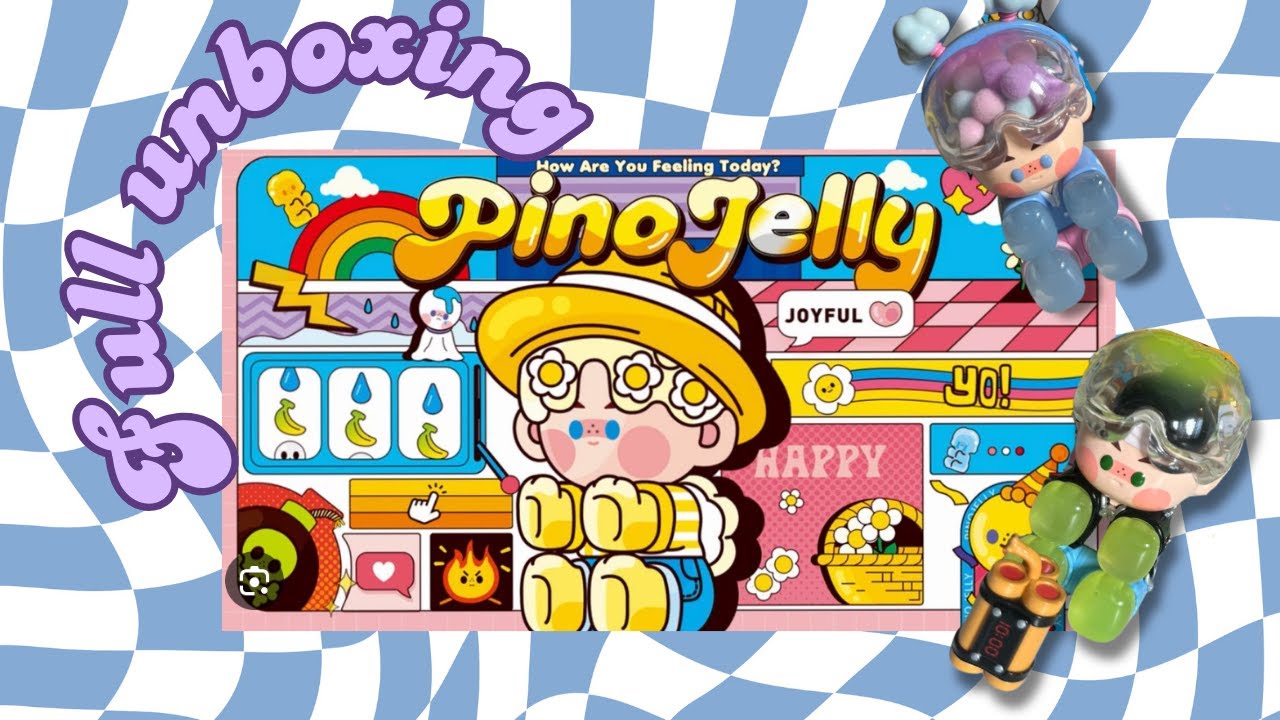 🌼 If your emotions were Popmart Figures 🍌 │ Pino Jelly 'How Are You Feeling Today' FULL SET Unboxing