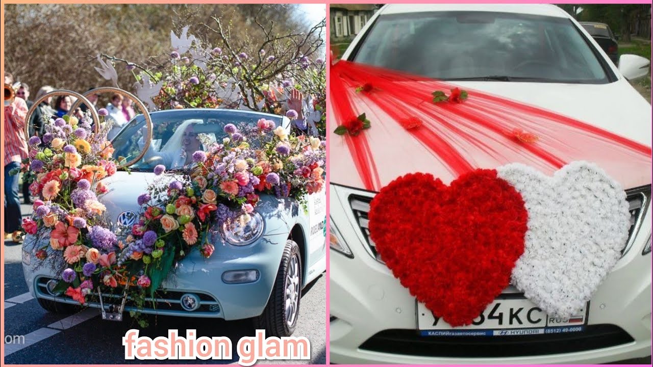 most beautiful wedding cars flowers arrangements ideas YouTube