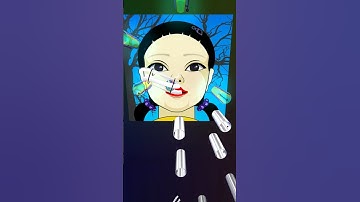 Squid Game Mingle Round and Round/#marblemusic #satisfying #marbleasmr #squidgame #squidgame2