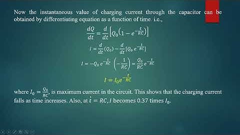 Series RC Circuit (Charging of capacitor) Continued |Transient Phenomena | I B.Sc. Class II