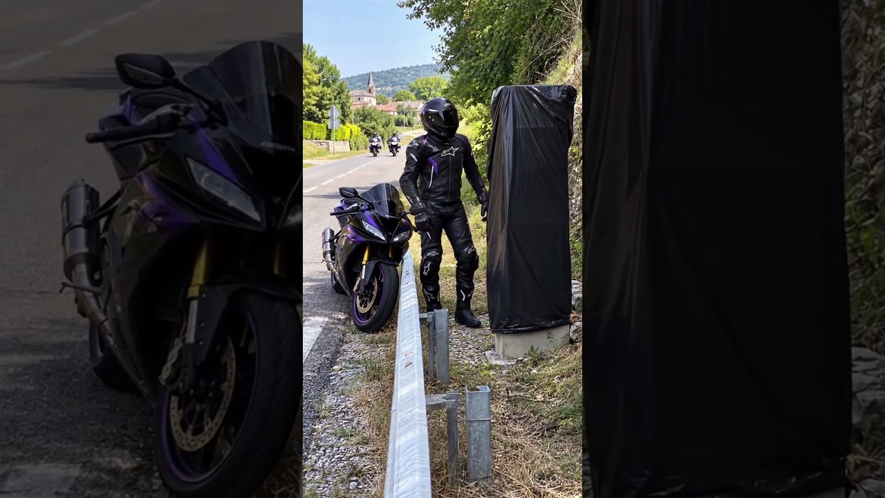 🏍️😂 Il cache le RADAR… la police arrive au pire moment ! 🚨