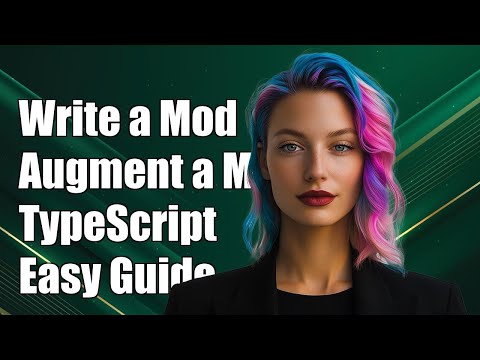How to Write a Module Declaration that Augments Another Module in TypeScript
