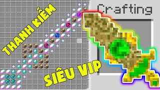 T Gaming Thử Thách Chế Tạo Thanh Kiếm Vip Nhất Trong Minecraft 1.15