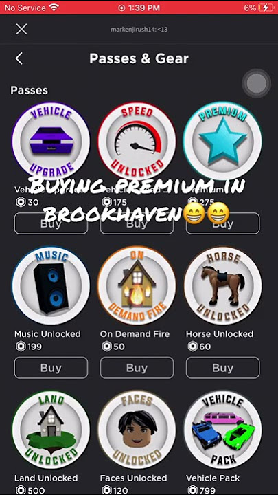 Buying premium in brookhaven