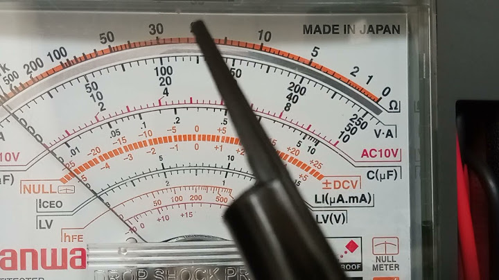 Pada jarum penunjuk AVO meter menunjukkan angka 24V ini tanda digunakan untuk mengetahui