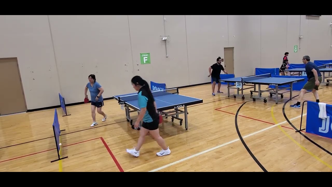 Irene vs Kathryn: Warm-Up U1200 Edgeball Chicago International Table Tennis Open 2025
