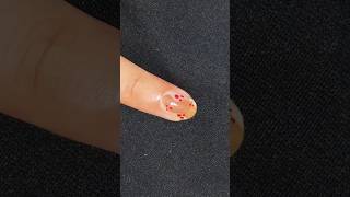 Attractive nail paint design idea || without tools #unique #nailart #shorts